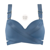 Marlies Dekkers Swimwear Cache Coeur jeans blue padded bikini bra