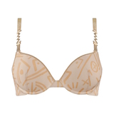 Marlies Dekkers Golden Caro ivory/print push up bra