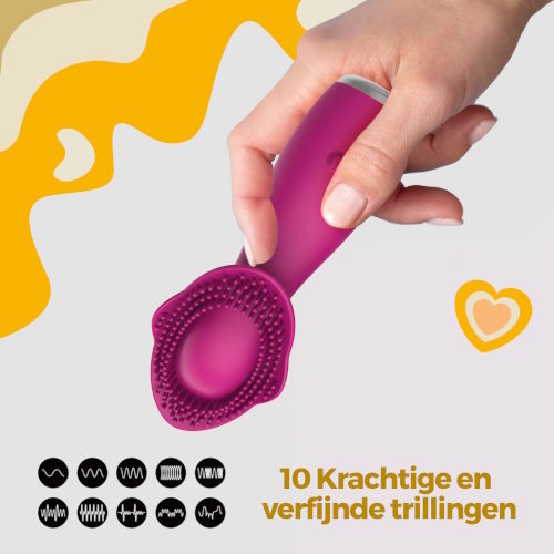 PureVibe SoftSwirl pink wand vibrator