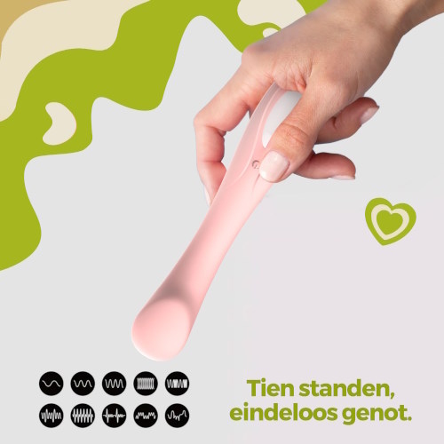 PureVibe PlayTime pastel pink g-spot vibrator