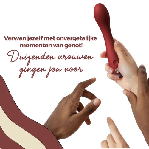 PureVibe Desire red g-spot vibrator