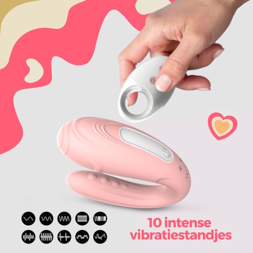 PureVibe TouchMe pastel pink clitoris vibrator