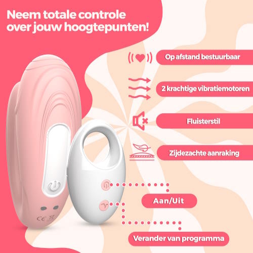 PureVibe TouchMe pastel pink clitoris vibrator