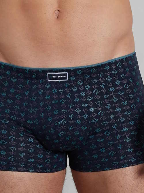 Tom Tailor Monté navy/print modal boxershort