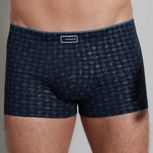 Tom Tailor Monté navy/print modal boxershort