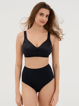 Lisca Jane black high waist brief