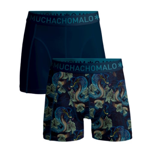 Muchachomalo Snake navy/print modal boxershort