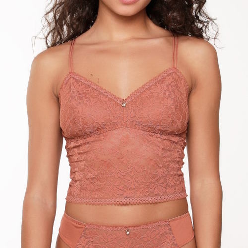 LingaDore Ginger Bread brown wireless bra