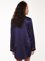LingaDore Night Blue Ribbon navy blue nightdress