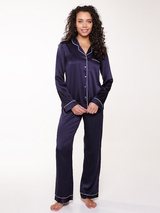 LingaDore Night Blue Ribbon navy blue pajama