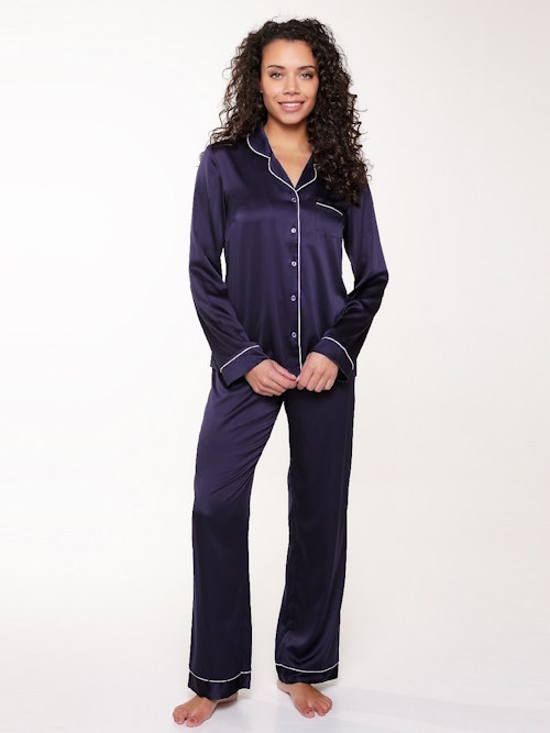 LingaDore Night Blue Ribbon navy blue pajama