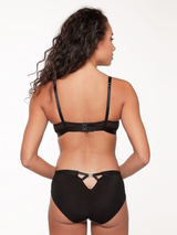 LingaDore Black Flower black non-padded bra