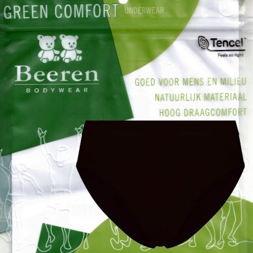 Beeren Underwear Green Comfort black high waist brief