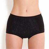 Entex Rossoporpora black high waist brief