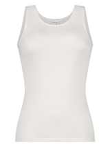 Beeren Underwear Green Comfort white singlet
