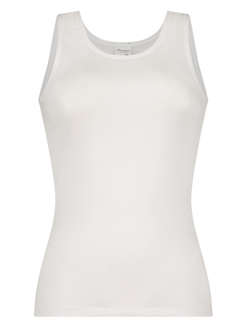 Beeren Underwear Green Comfort white singlet