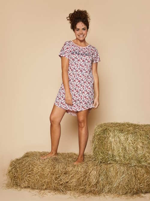 Charlie Choe Good Luck pink nightdress