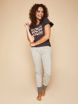 Charlie Choe T- Howdy brown sleep shirt