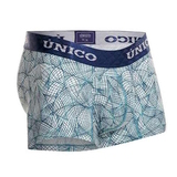 Mundo Unico Riguroso white/print sport trunk