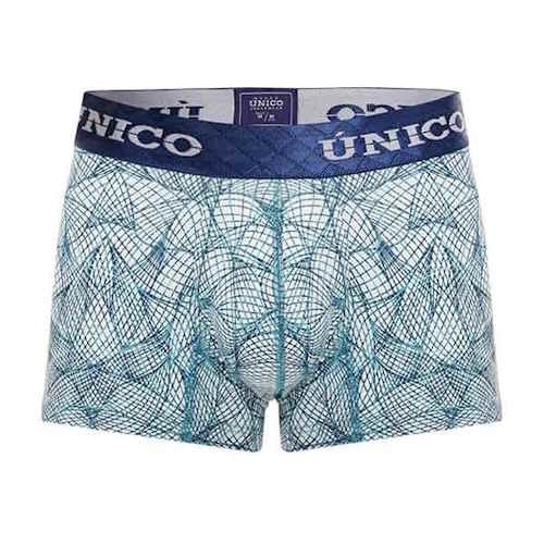 Mundo Unico Riguroso white/print sport trunk