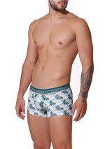 Mundo Unico Ozono green/print sport trunk