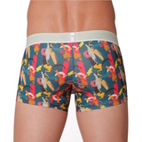 Mundo Unico Expresionismo green/print sport trunk