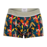 Mundo Unico Expresionismo green/print sport trunk
