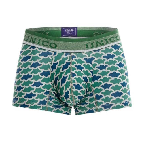Mundo Unico Escamas De Pez green/print sport trunk