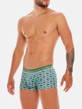 Mundo Unico Escamas De Pez green/print sport trunk