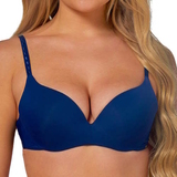 After Eden Shirley navy blue padded bra