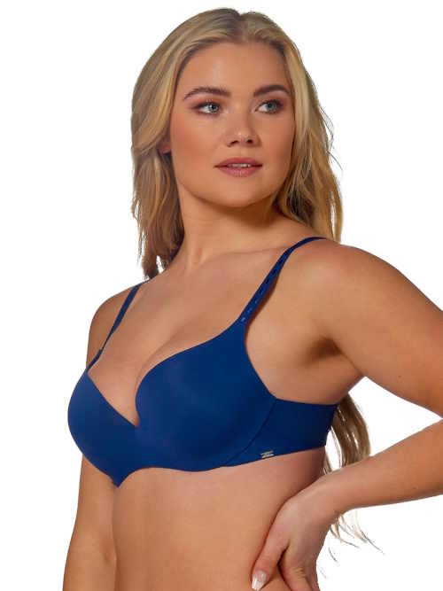 After Eden Shirley navy blue padded bra