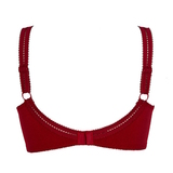 Elbrina Johanna dark red non-padded bra