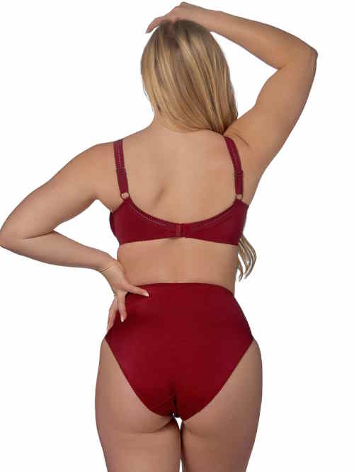 Elbrina Johanna dark red brief