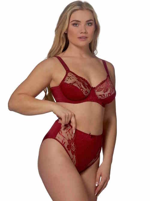 Elbrina Johanna dark red brief