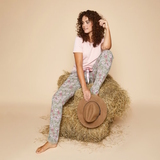 Charlie Choe Good Luck green/print pyjama pant