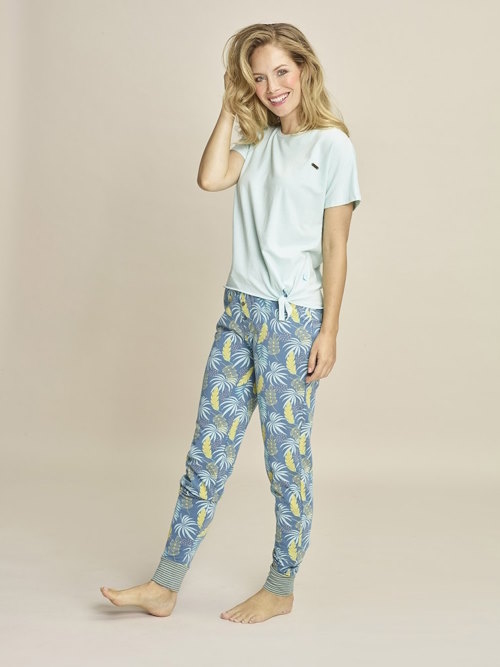 Charlie Choe Tropical Fever aqua sleep shirt
