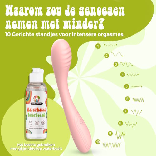 PureVibe Gigi pastel pink g-spot vibrator