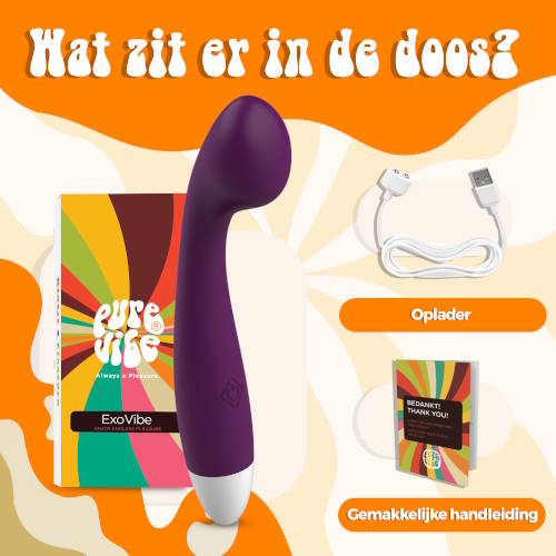 PureVibe ExoVibe purple g-spot vibrator