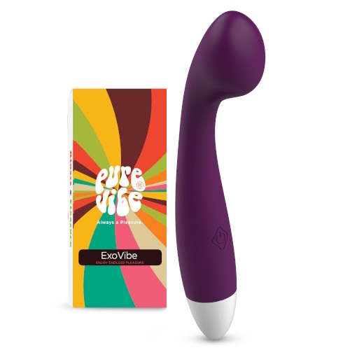 PureVibe ExoVibe purple g-spot vibrator
