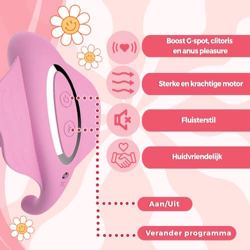 PureVibe Luna pastel pink g-spot vibrator