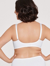 Naturana Minimizer white/print wireless bra