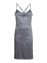 Charlie Choe Good Luck navy blue slipdress