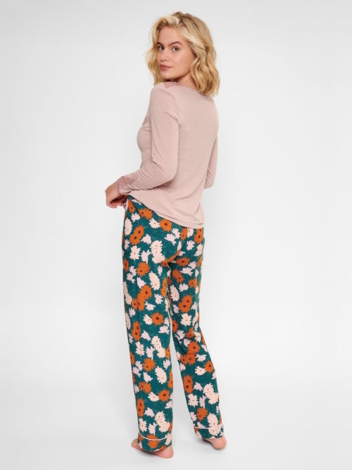 LingaDore Night Adobe Rose antique rose pajama