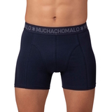 Muchachomalo Basic navy blue boxer short