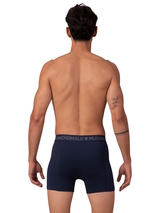 Muchachomalo Basic navy blue boxer short