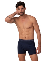 Muchachomalo Basic navy blue boxer short