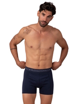 Muchachomalo Basic navy blue boxer short