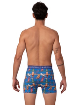 Muchachomalo Owl cobalt boxer short