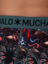Muchachomalo Raptor green/print boxer short