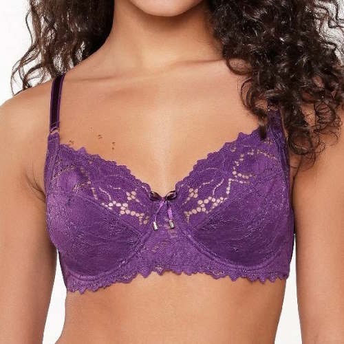 LingaDore Majesty purple purple non-padded bra